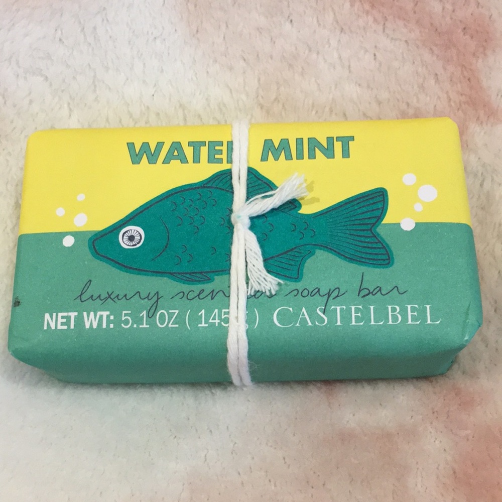 Castelbel Scented Watermint soap bar NWT